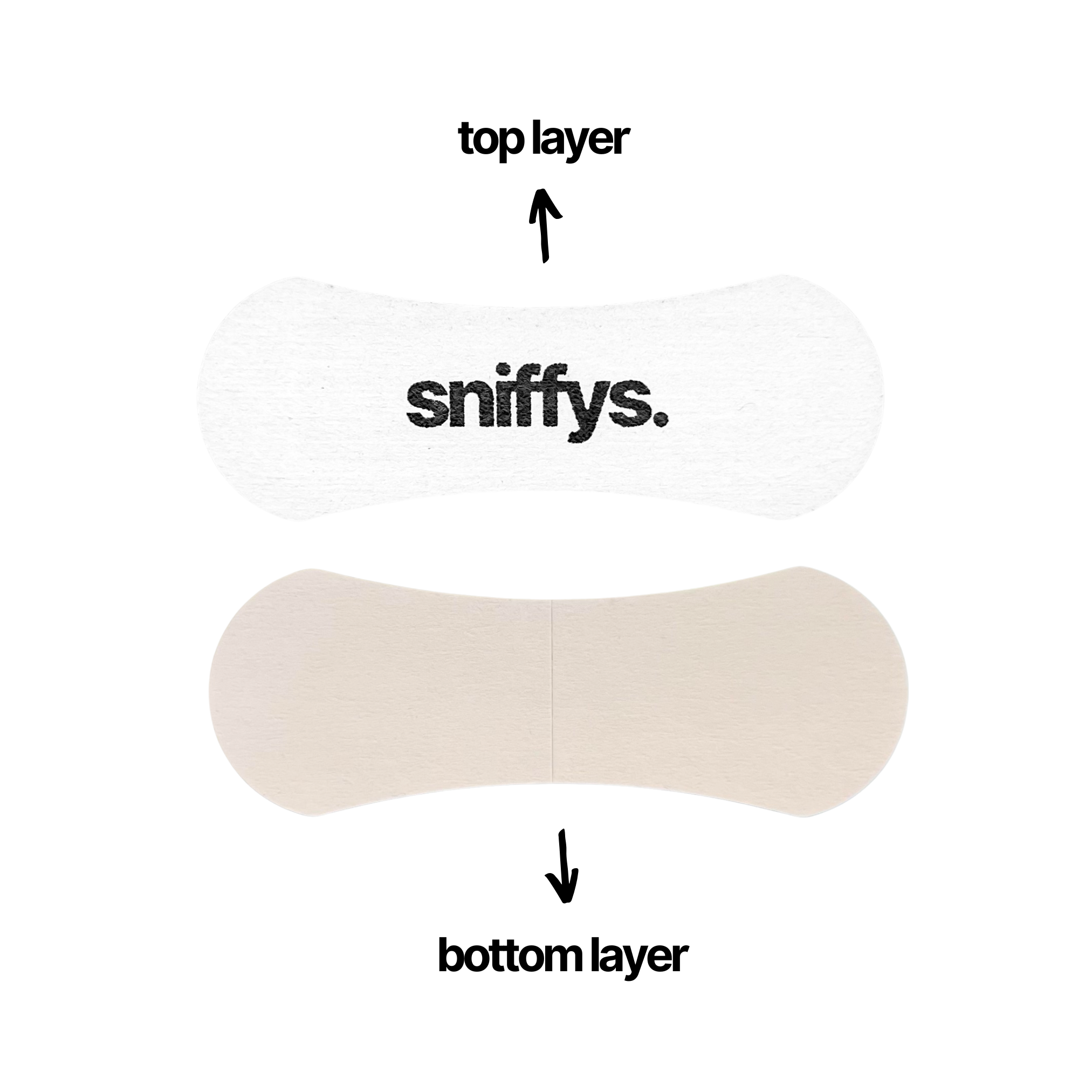 sniffys.® Nasenstreifen - Weiß