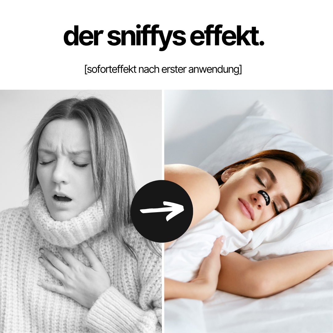 sniffys.® Nasenstreifen - Weiß