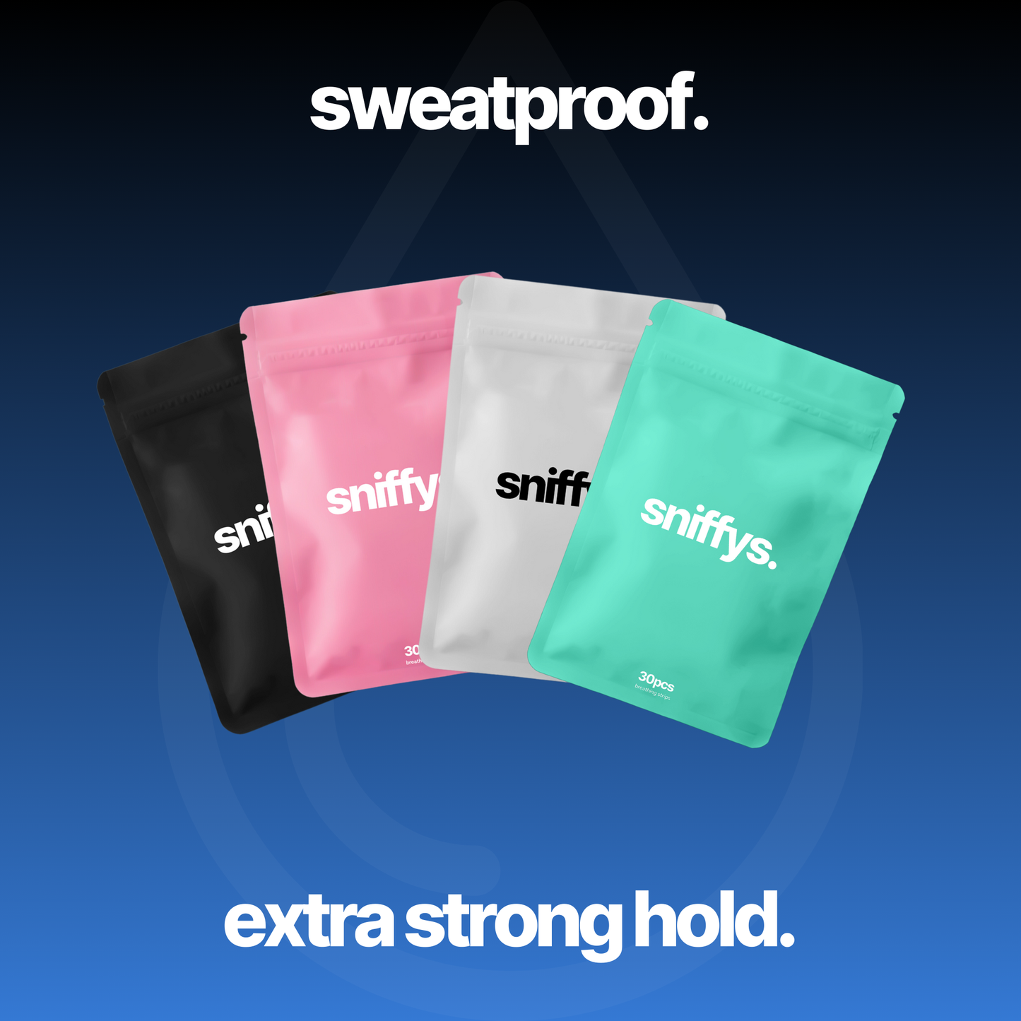 7 pcs. trial package - Sniffys x Mike Sommerfeld – Menthol Max Performance Nose Strips