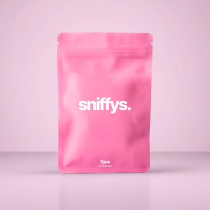 sniffys.® Nasenstreifen - Pink Probepackung 7 Stück