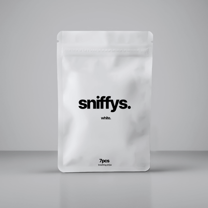 sniffys.® Nasenstreifen - Weiß Probepackung 7 Stück