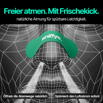 sniffys.® Nasenstreifen - Menthol